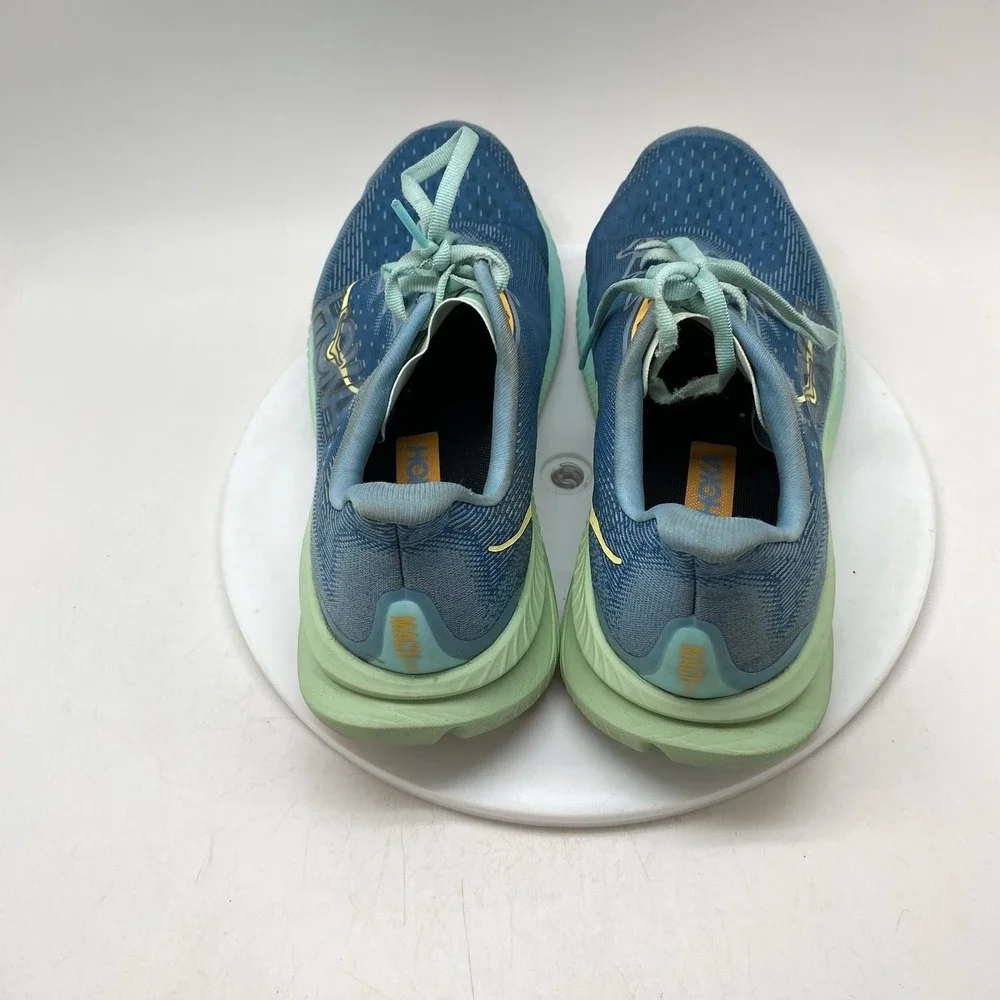 Hoka One One Sneakers Mens 9.5 D Mach 6 1147790 DDW Blue Running Gym Shoes